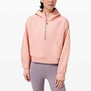 Lululemon Scuba Half Zip Pink Mist XS/S